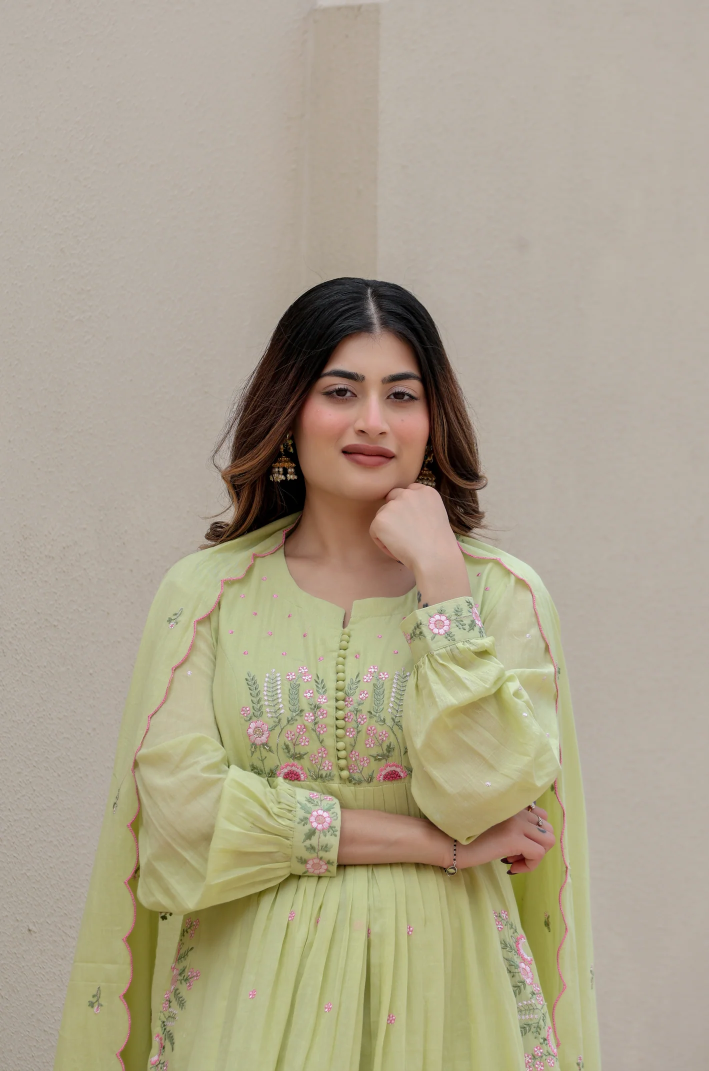 Pista Bloom Mulmul Suit Set - Image 11