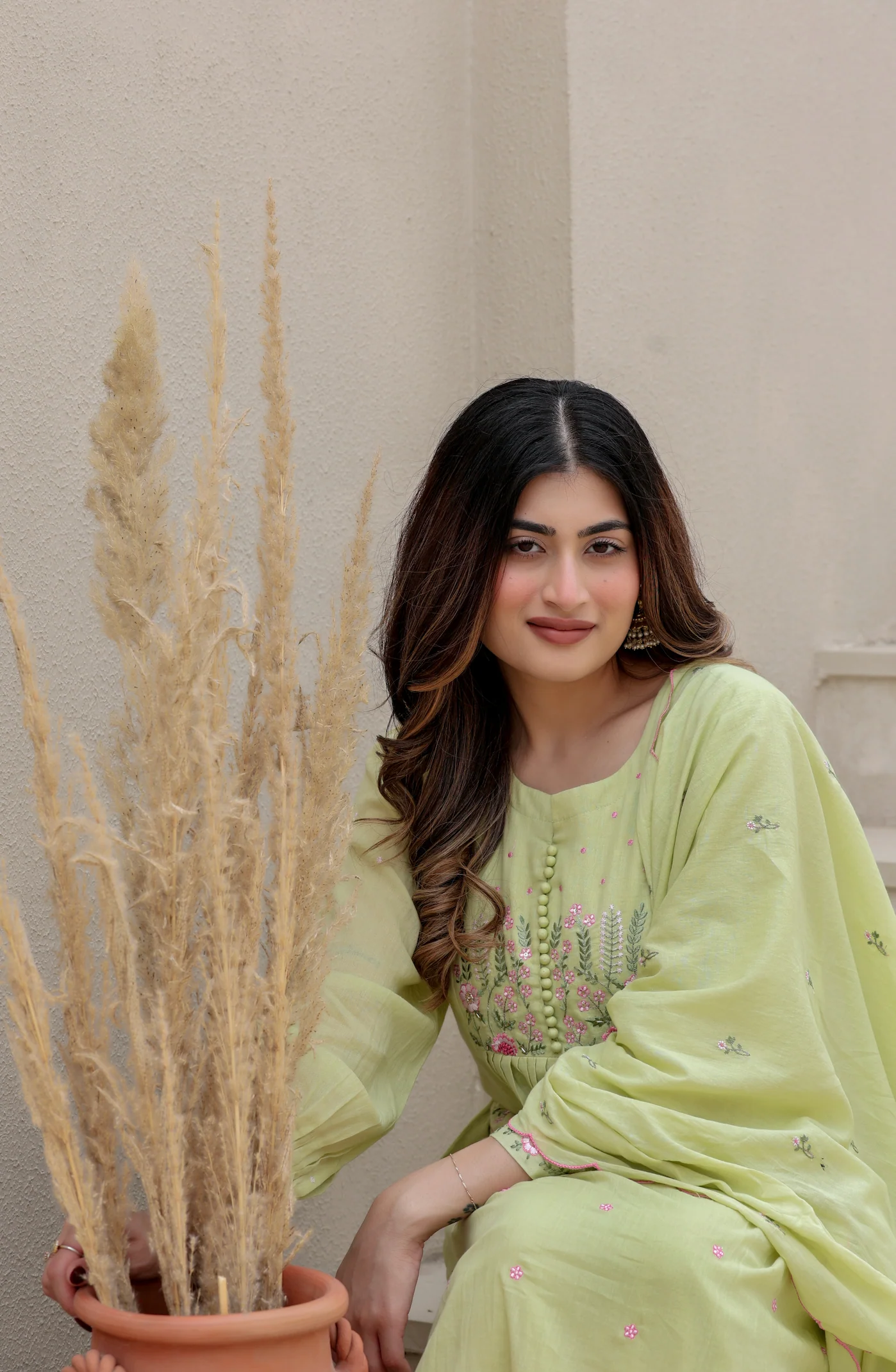 Pista Bloom Mulmul Suit Set - Image 13