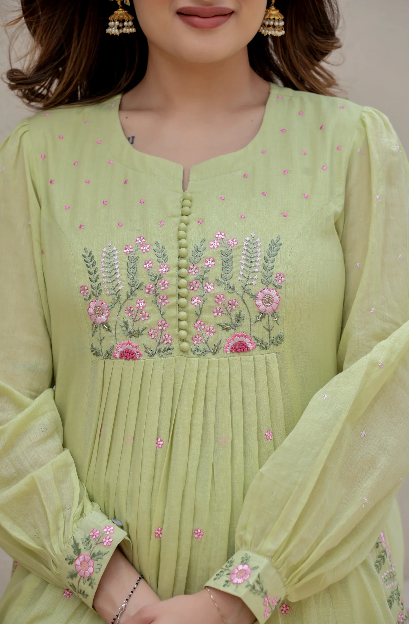 Pista Bloom Mulmul Suit Set - Image 15