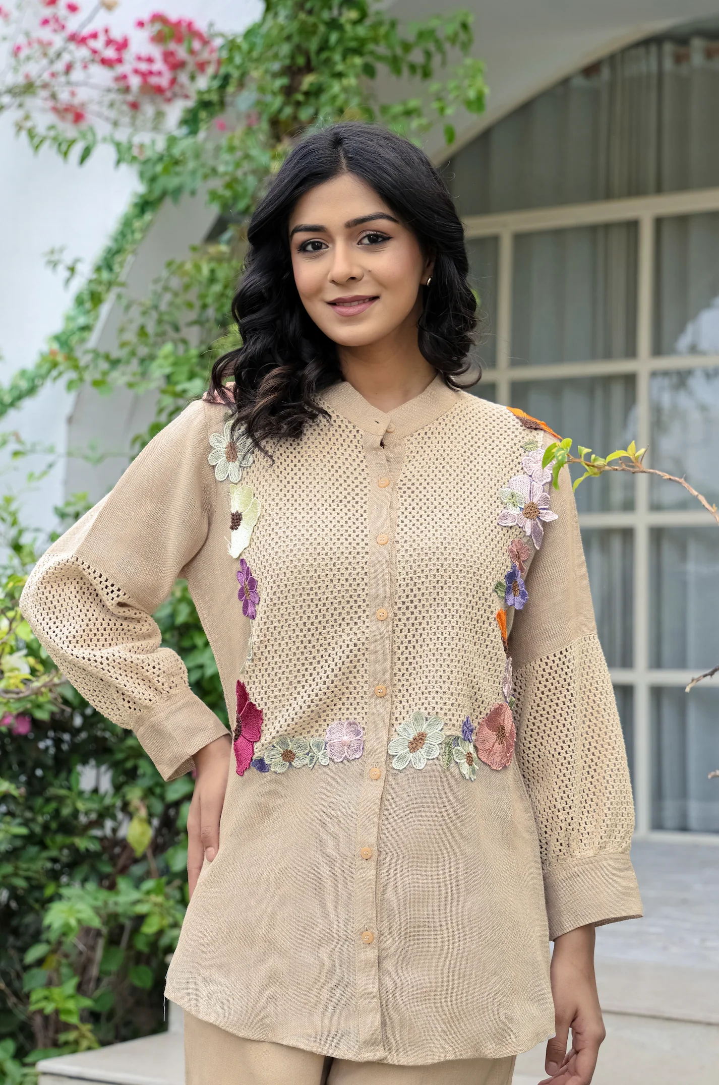Crochet Bloom Ensemble Co-ord Set - Image 3