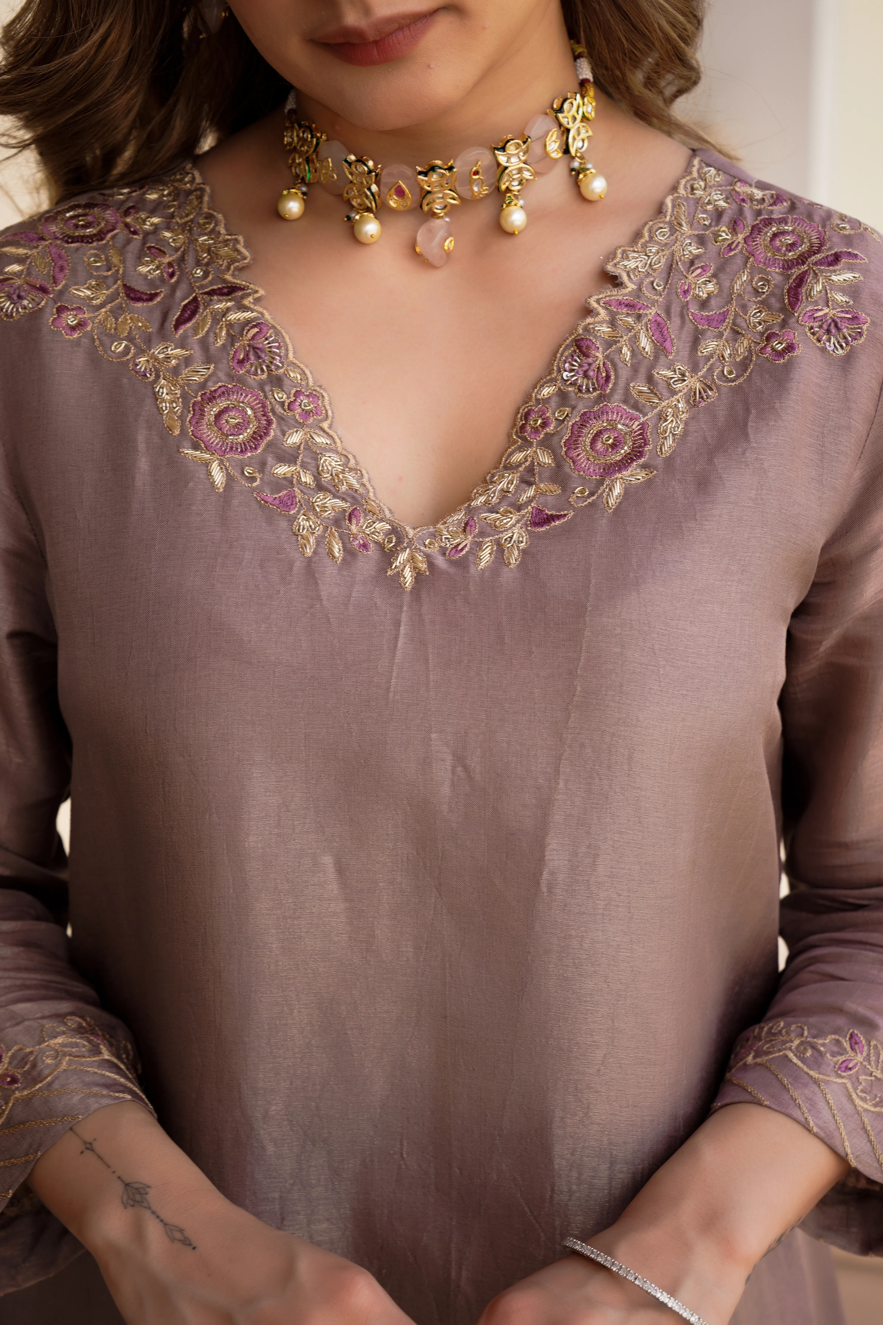 Plum Mist Aura Russian Suit Set - Image 3