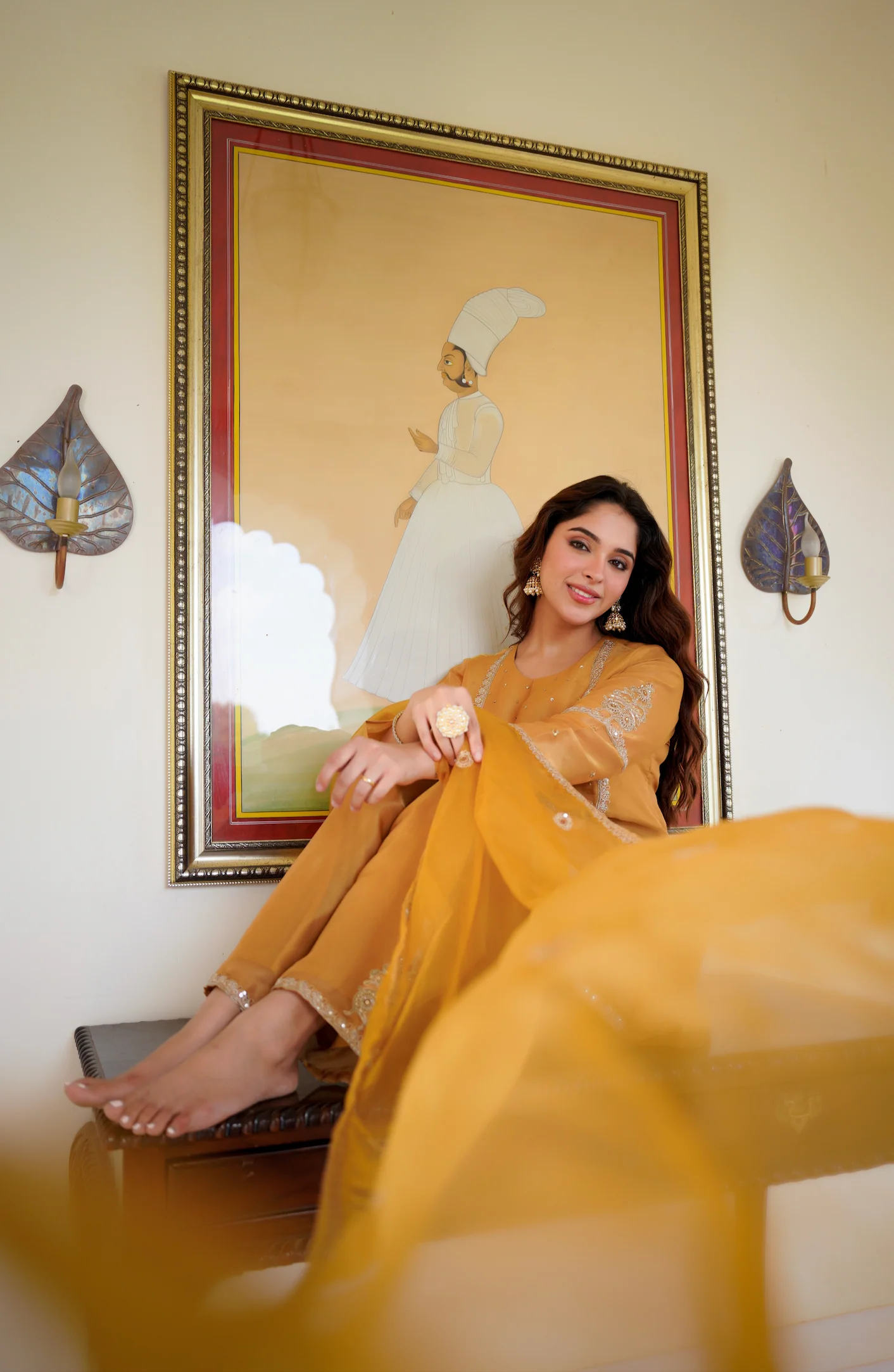 Golden Dusk Swiss Tissue Suit Set - Image 12