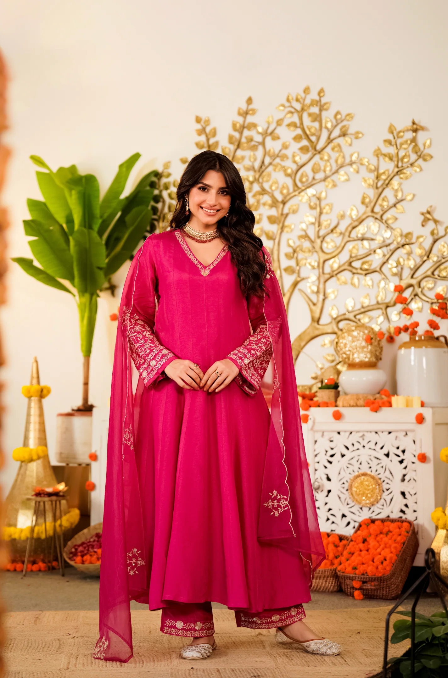 Ruby Bloom Russian Silk Suit Set - Image 6