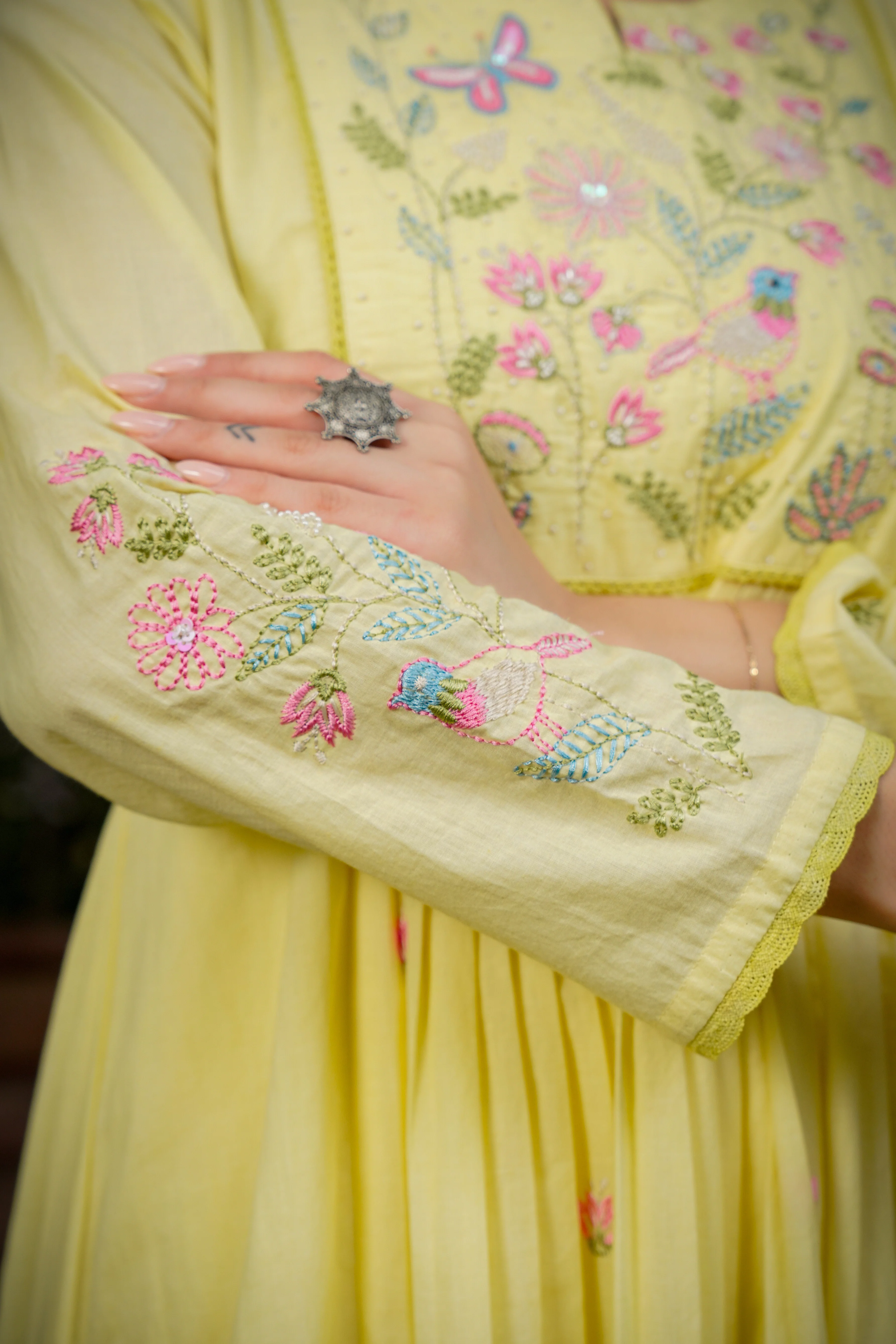 Lemon Mist Flared Suit Set - Image 14