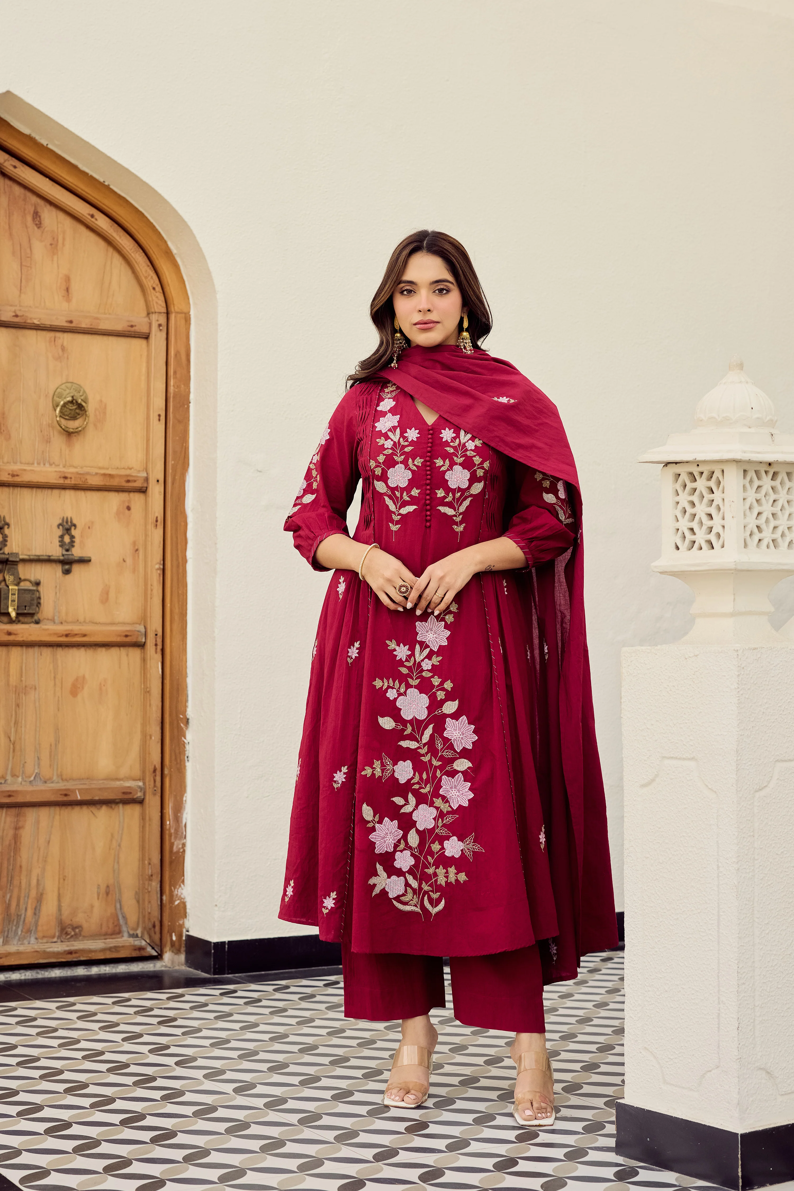 Crimson Blossom Suit Set - Image 6
