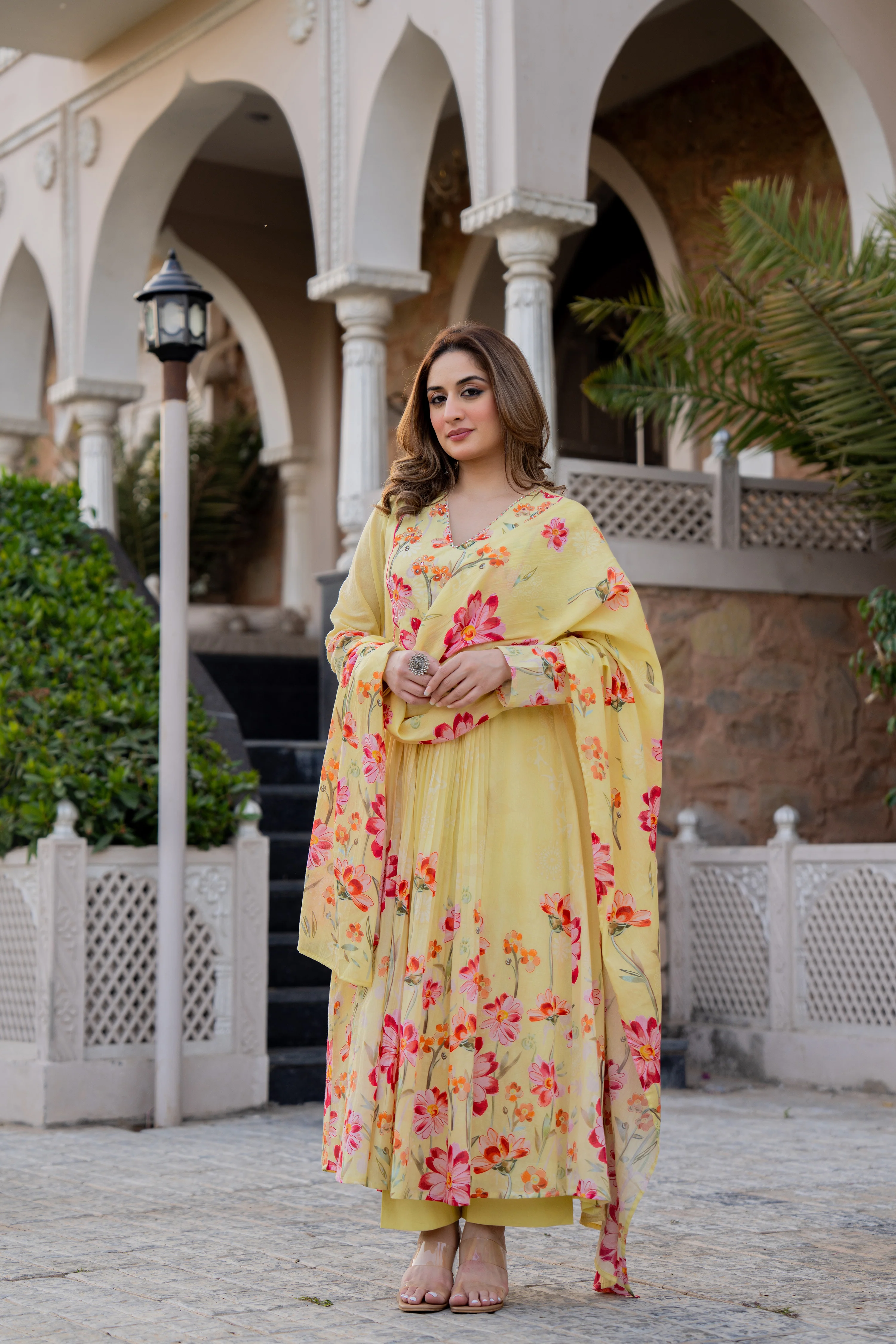 Sunlit Blossom Cotton Suit Set - Image 10