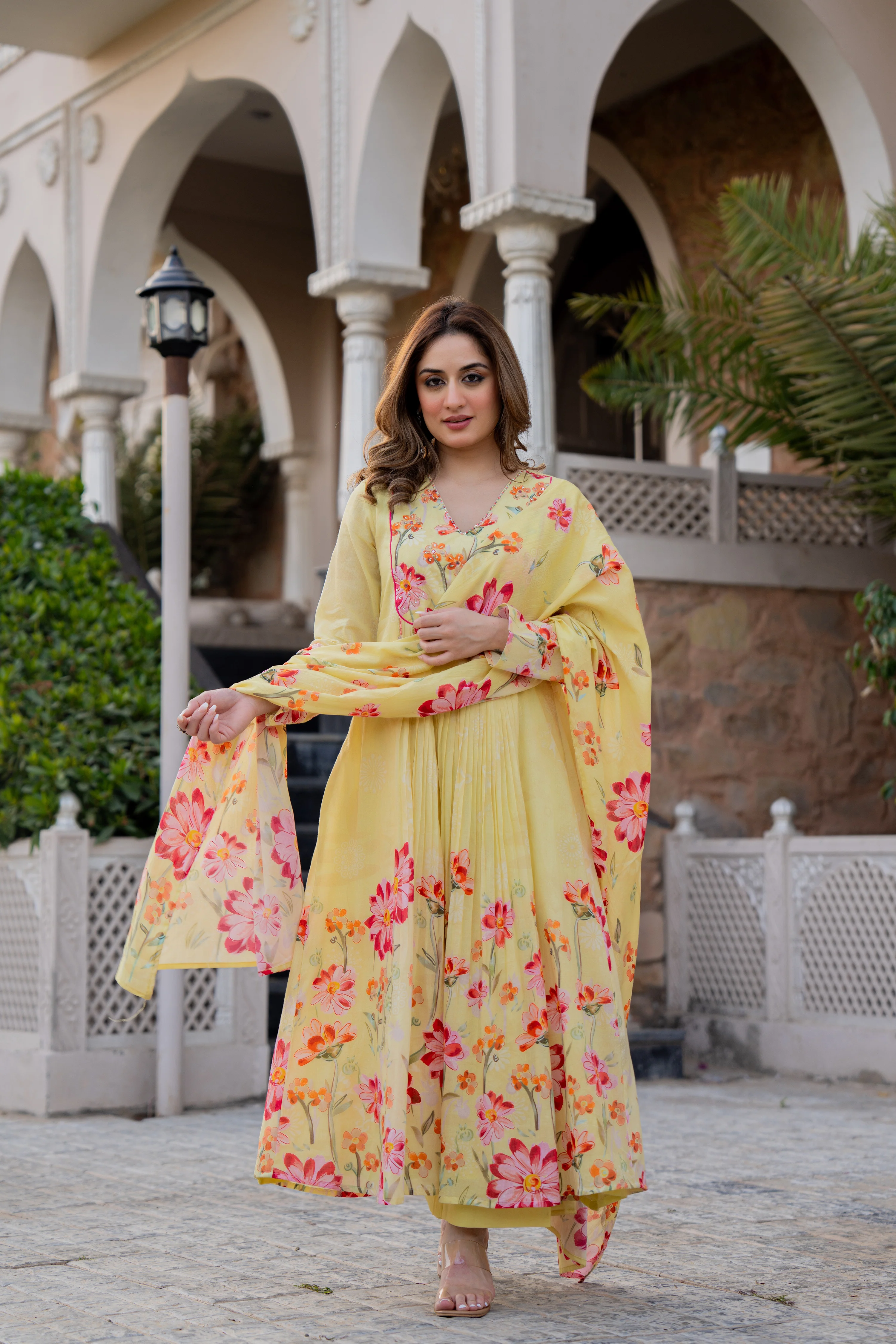 Sunlit Blossom Cotton Suit Set - Image 8