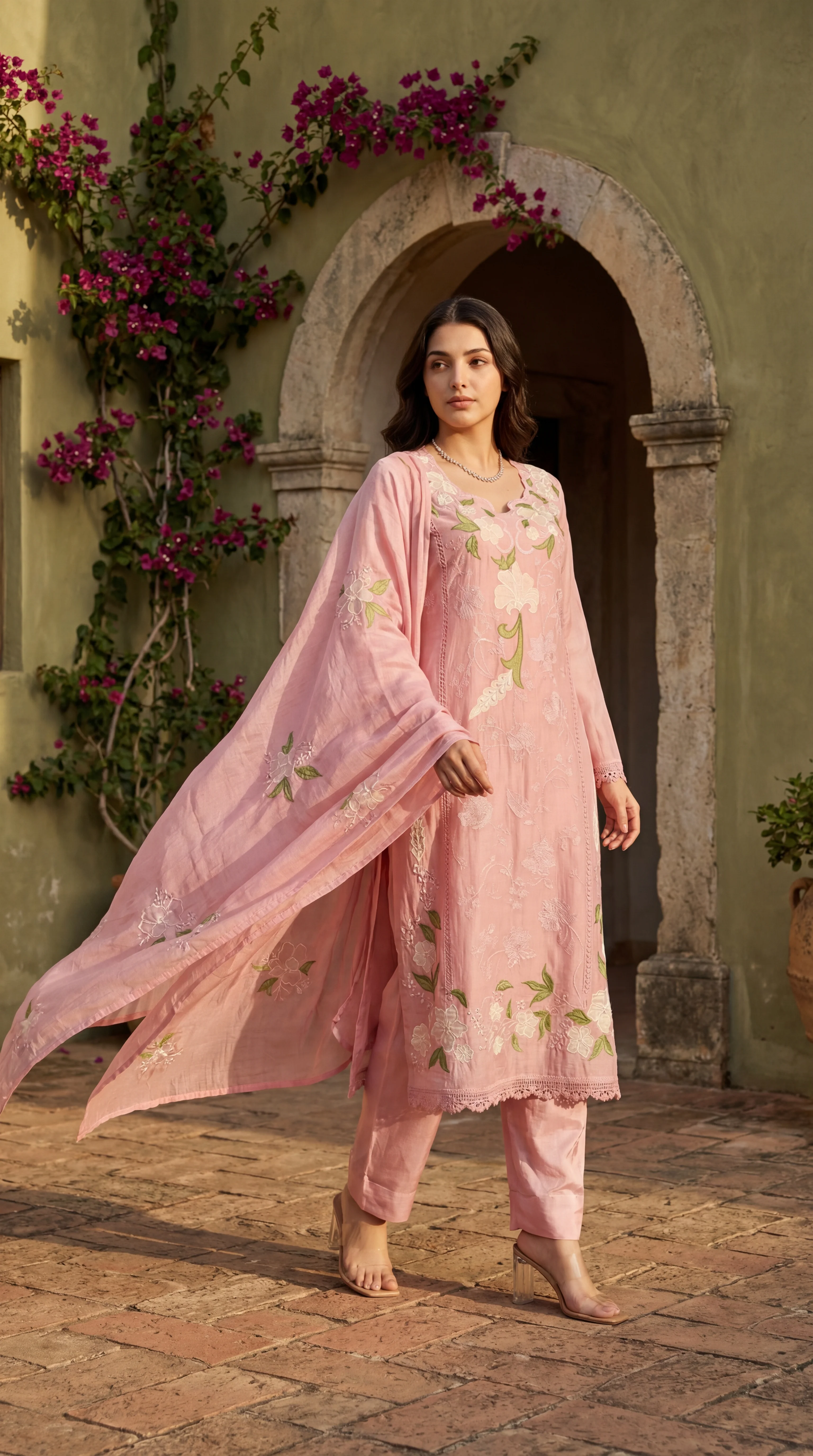 Blush Blossom Suit Set - Image 8