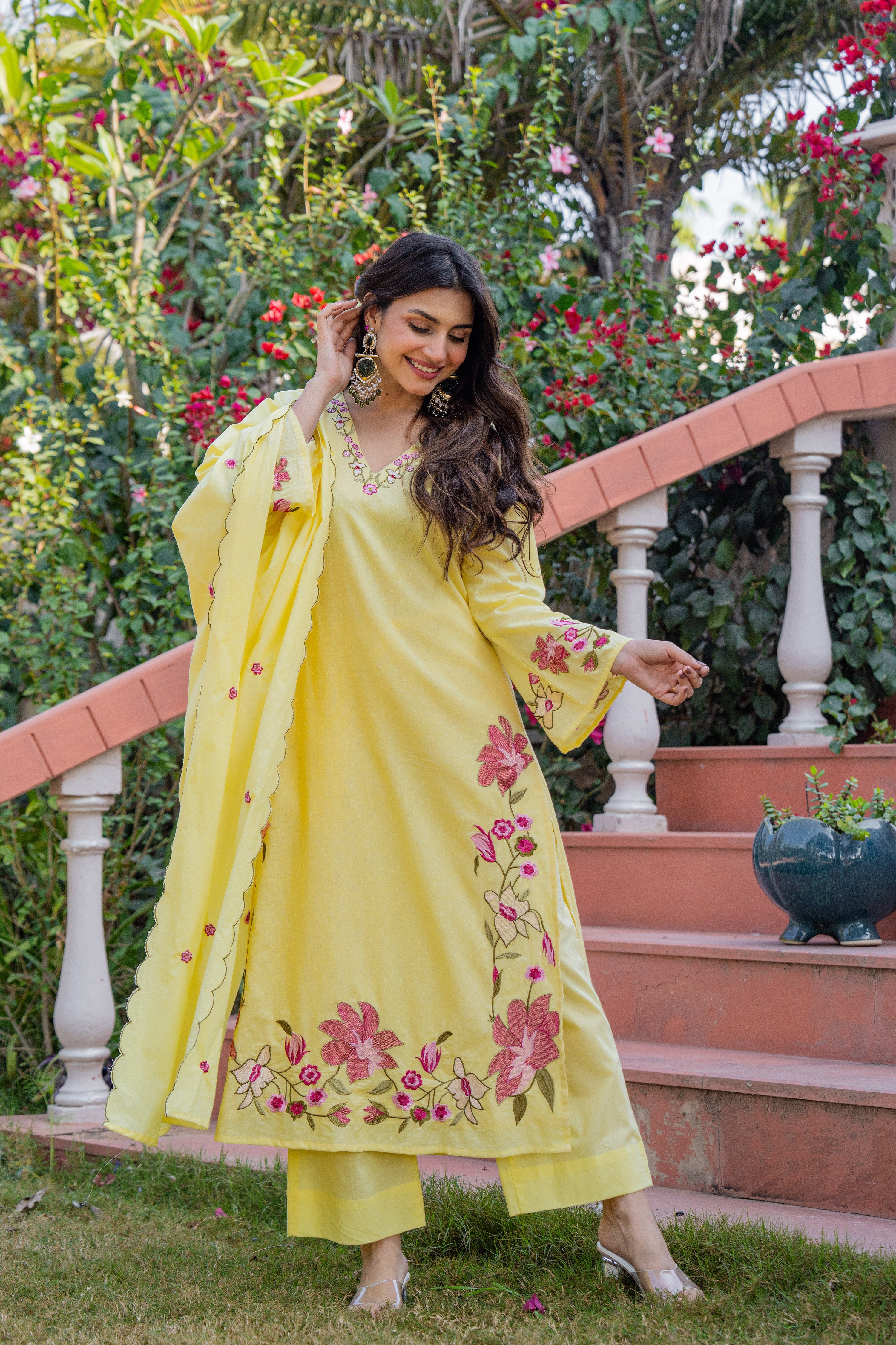 Yellow Petal Suit Set - Image 13