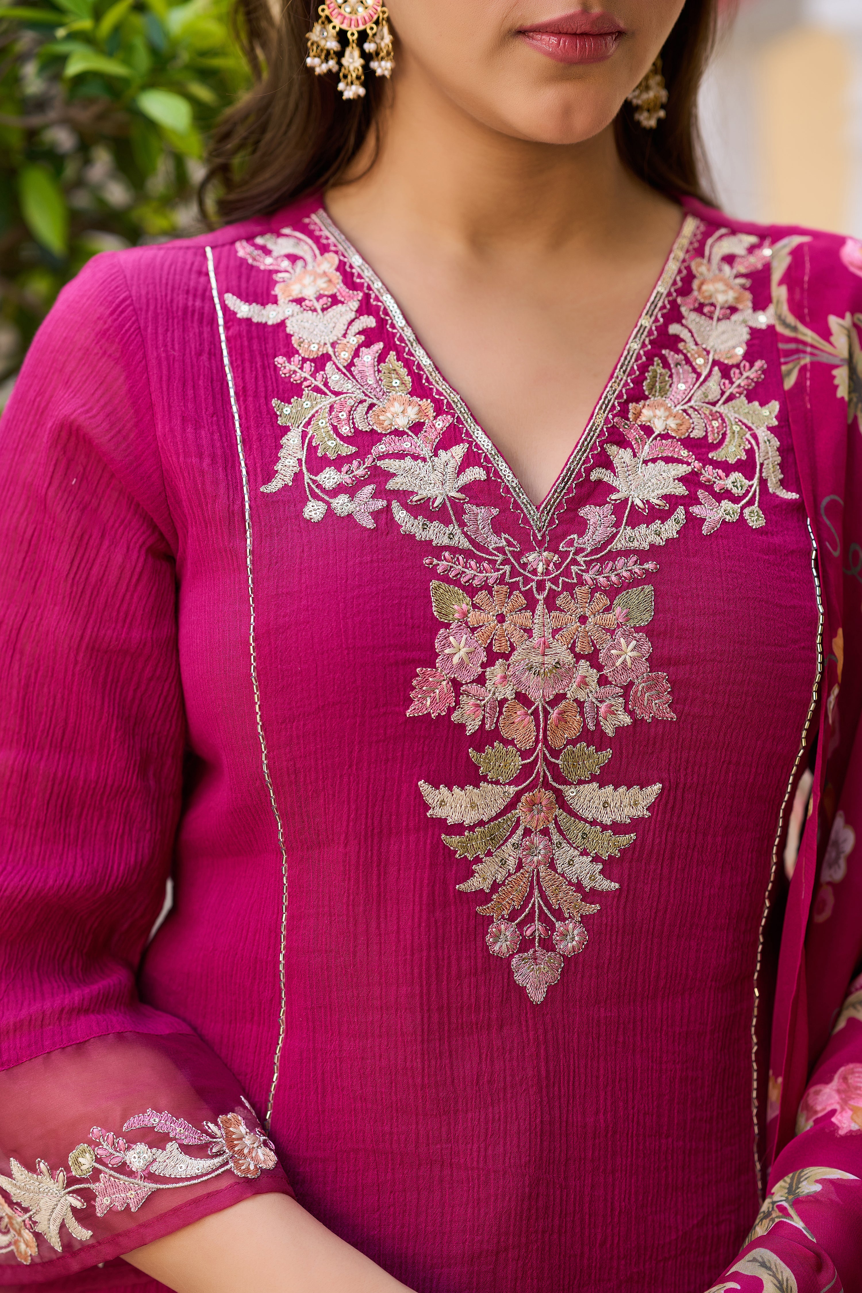Rose Radiance Ensemble Suit Set - Image 4