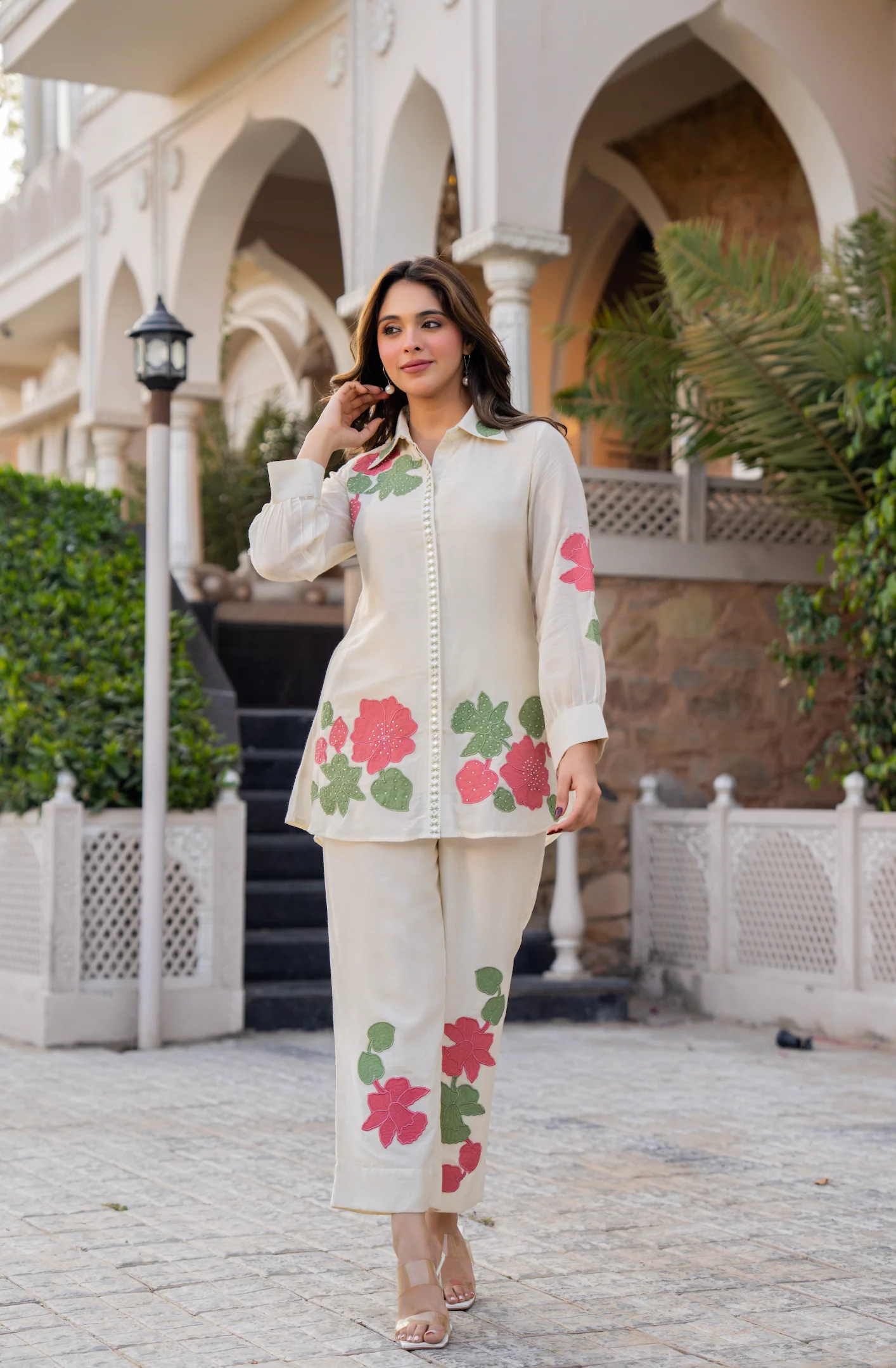 Ivory Blossom Co-ord Set - Image 3