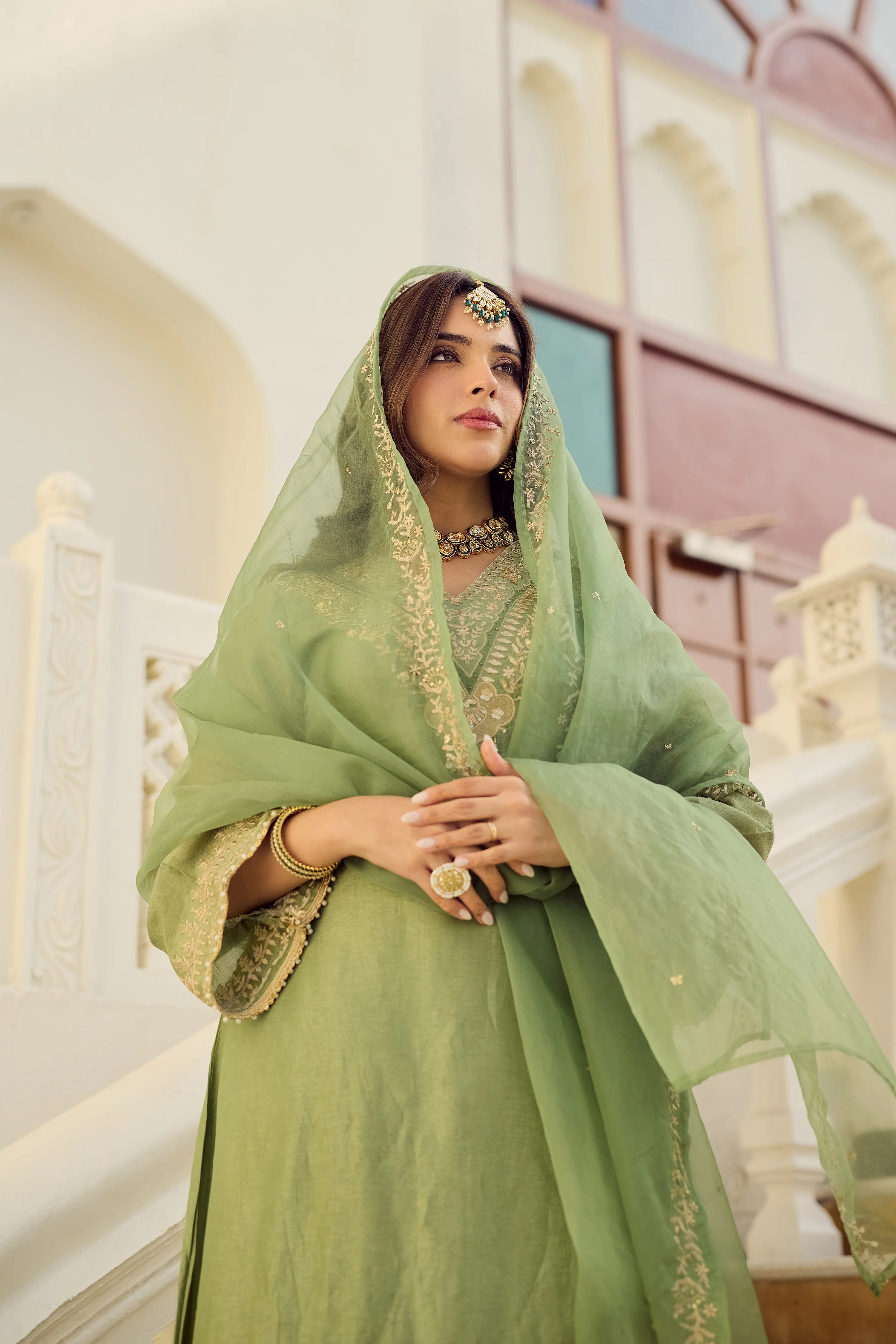 Pistachio Bloom Suit Set - Image 16