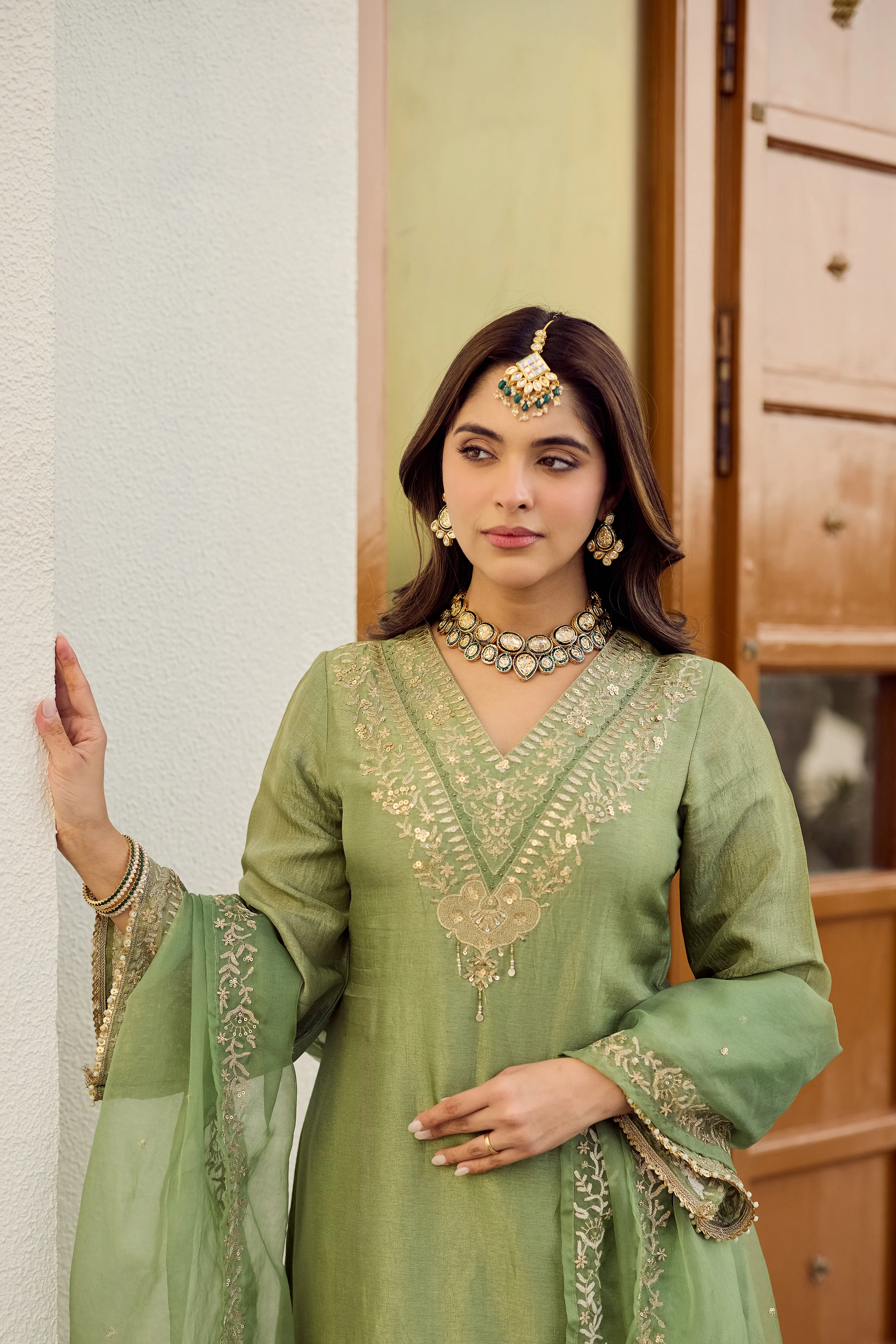 Pistachio Bloom Suit Set - Image 2