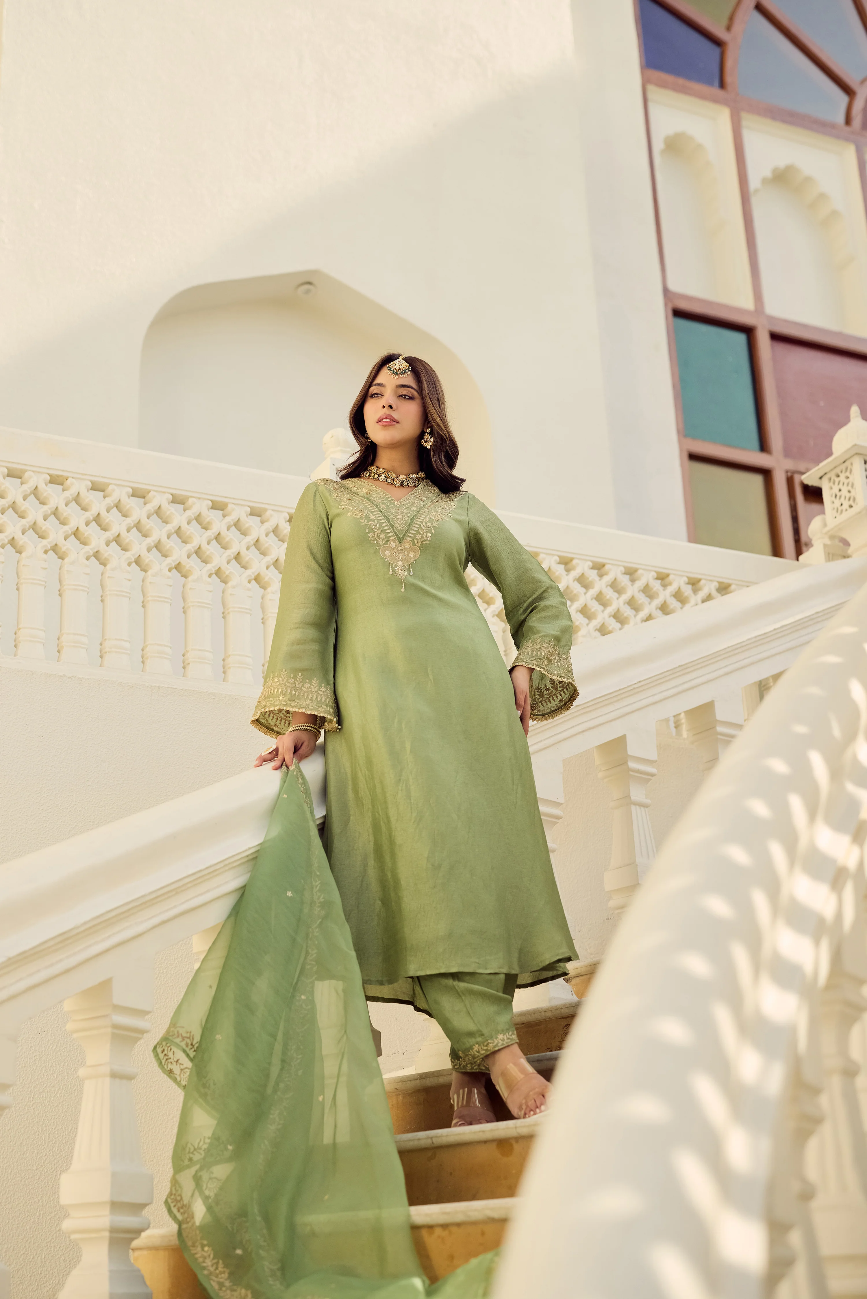 Pistachio Bloom Suit Set - Image 20
