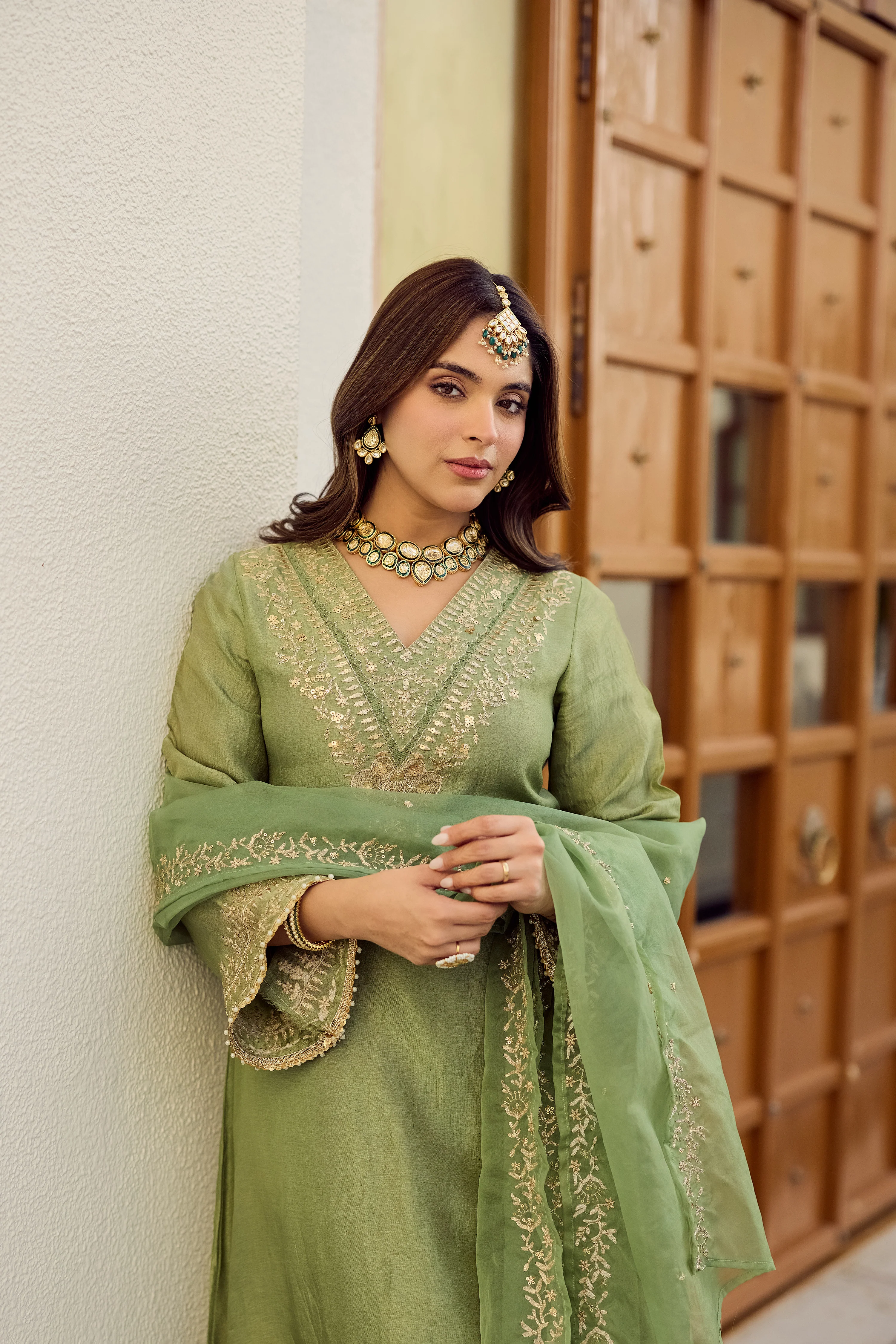 Pistachio Bloom Suit Set - Image 4