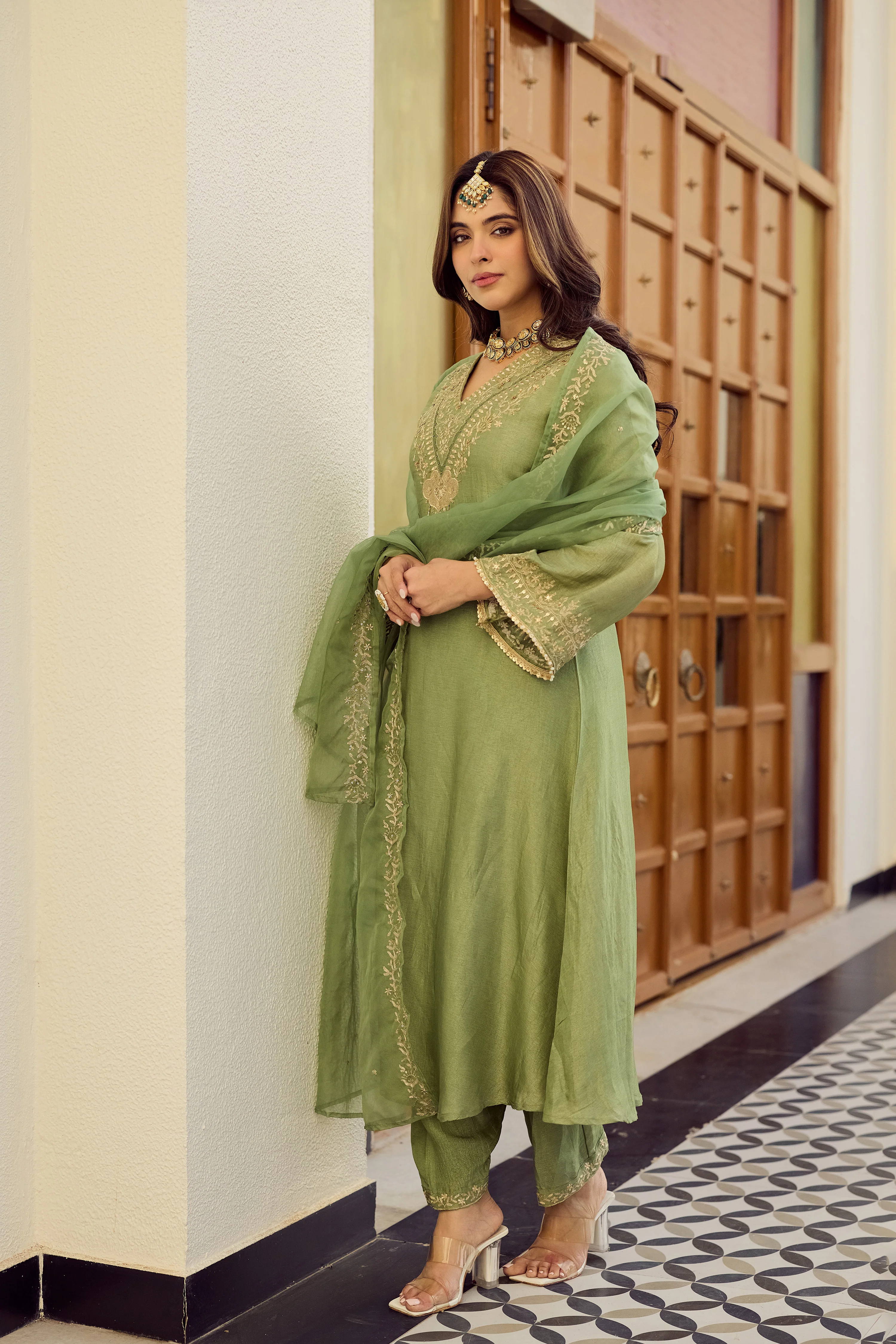 Pistachio Bloom Suit Set - Image 6