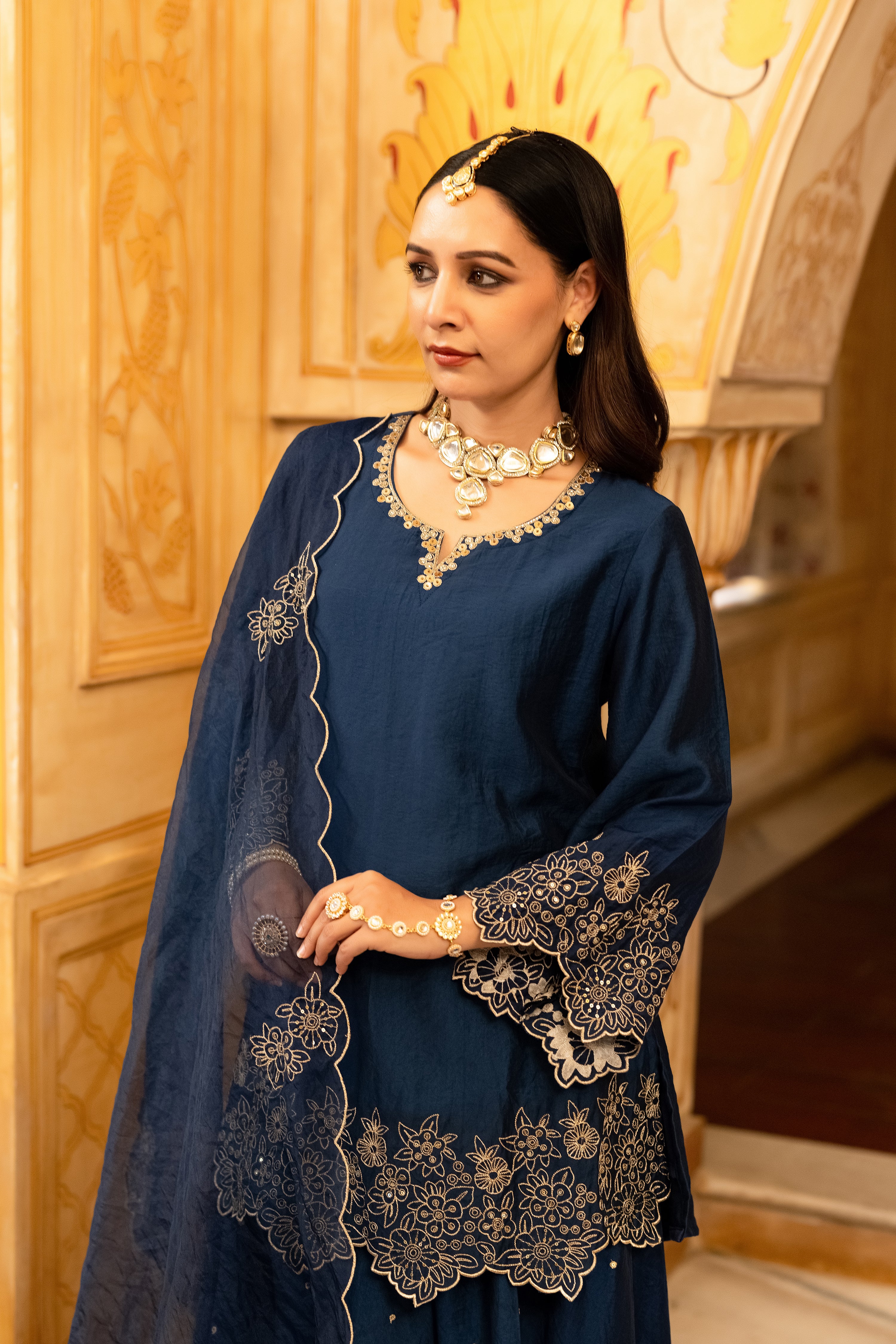Midnight Satoori Elegance Suit Set - Image 11
