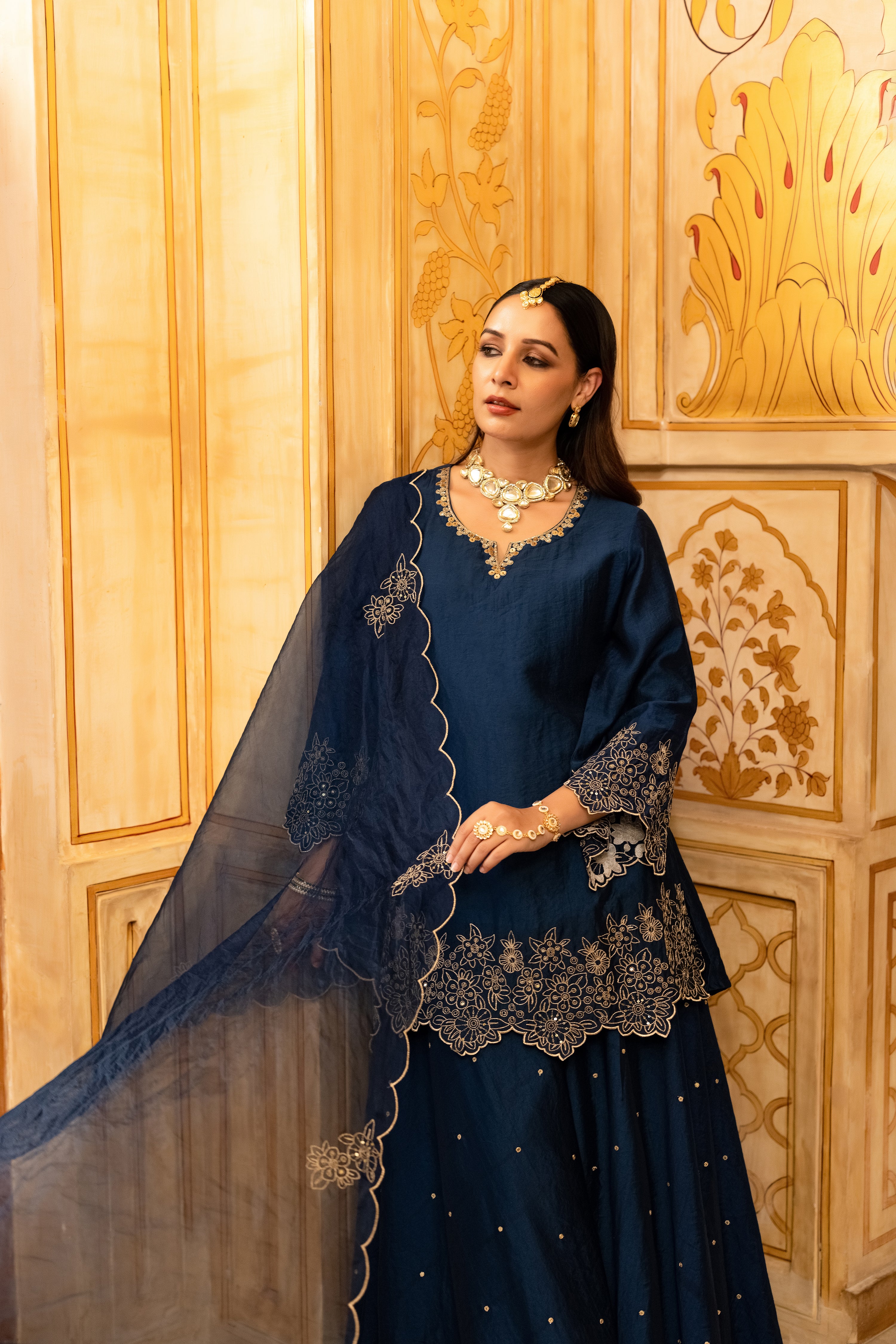 Midnight Satoori Elegance Suit Set - Image 12