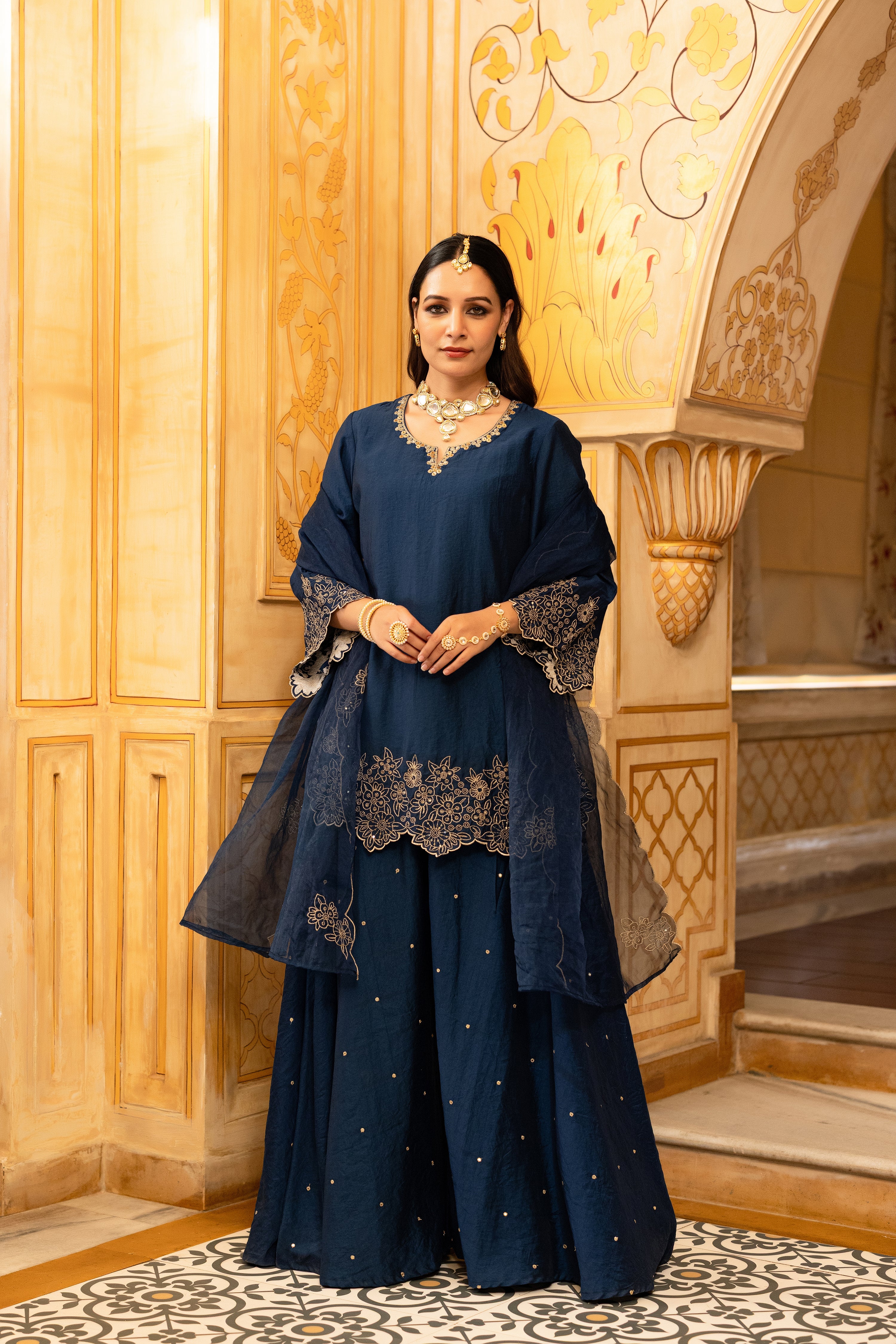 Midnight Satoori Elegance Suit Set - Image 4
