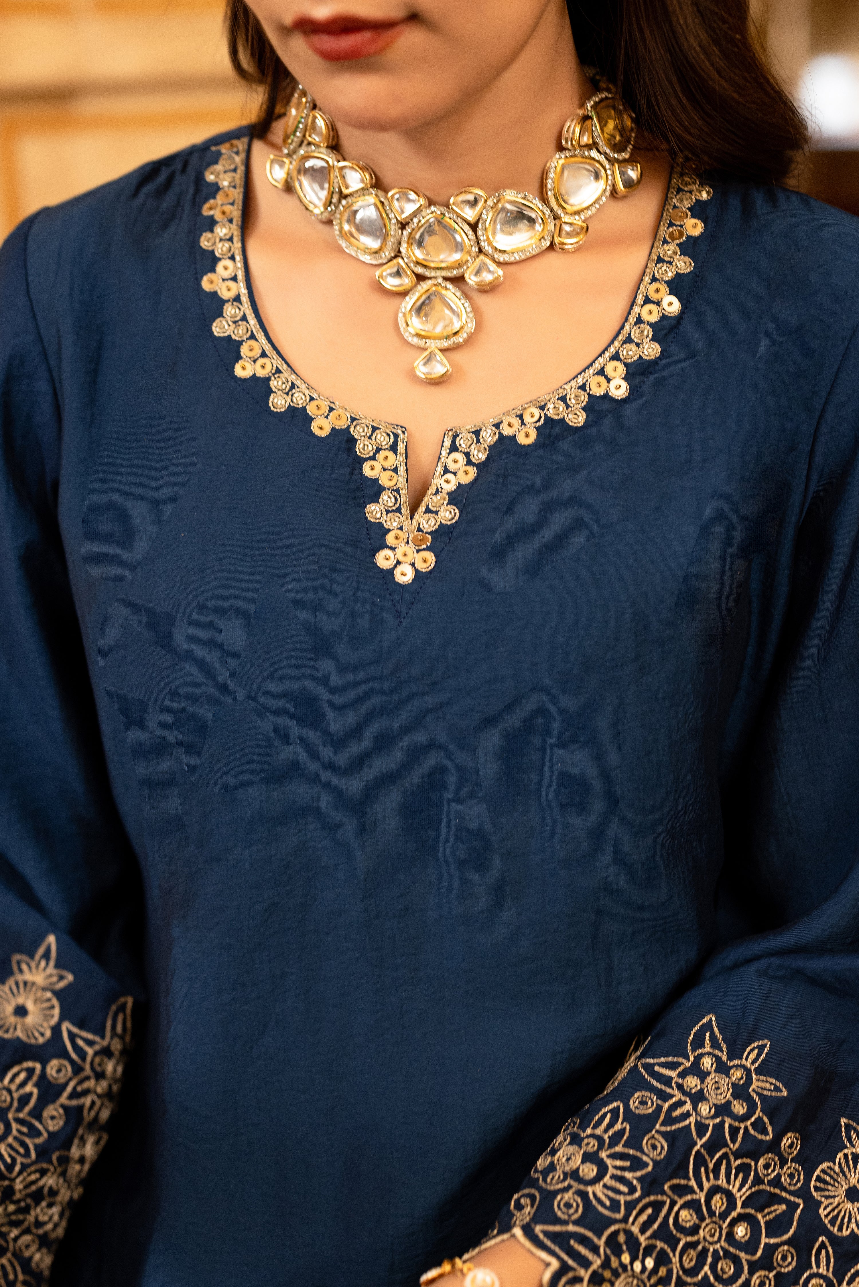 Midnight Satoori Elegance Suit Set - Image 8