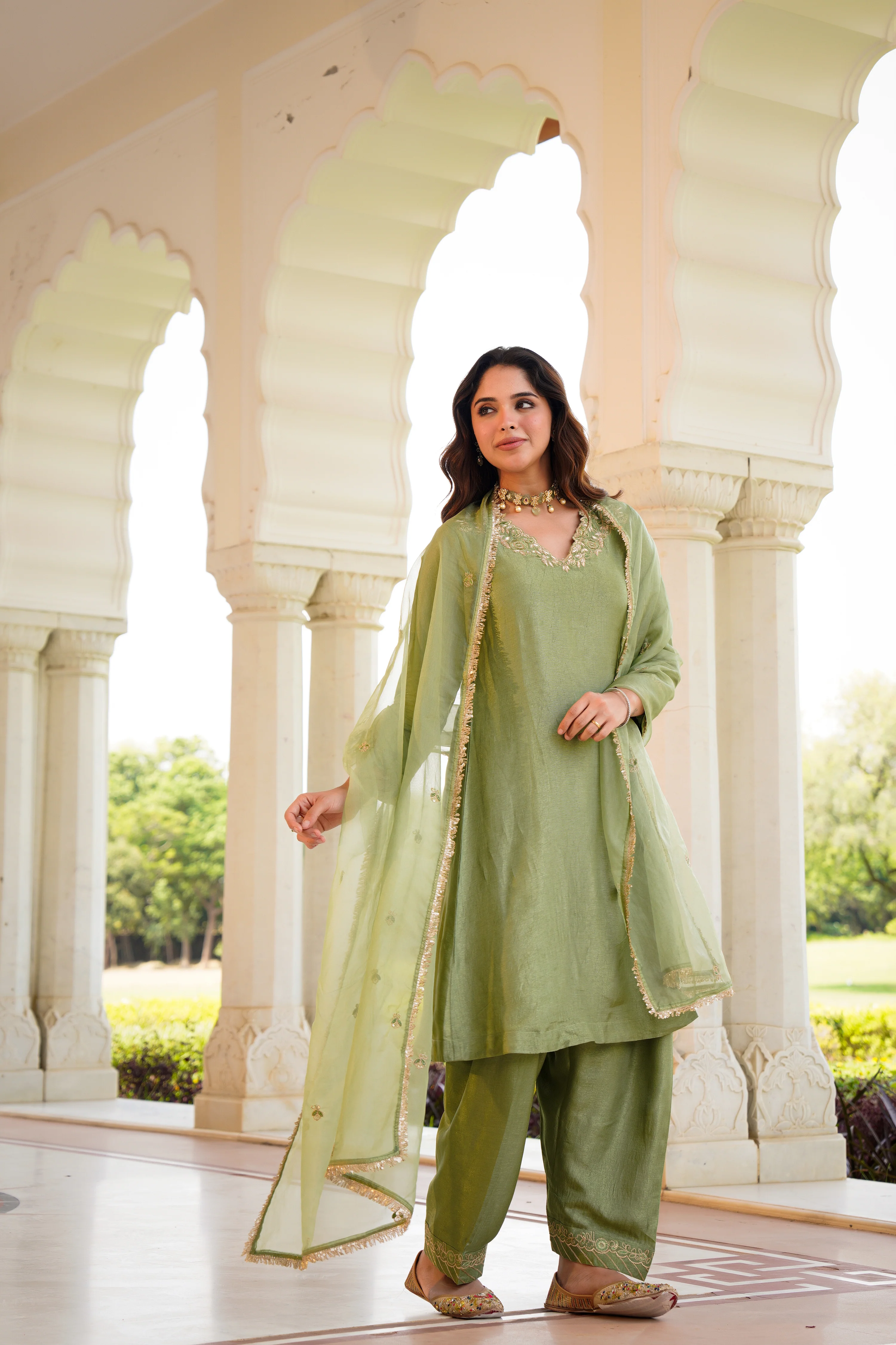 Mint Serenity Set Russian Suit Set - Image 3